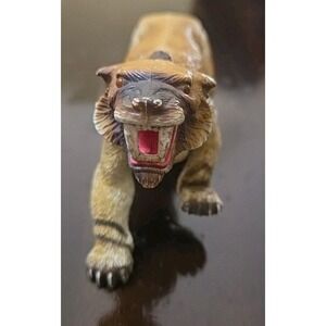 TYCO VTG 1990 DINO RIDERS SABRE TOOTH TIGER  6.5'' PREHISTORIC ACTION FIGURE ICE
